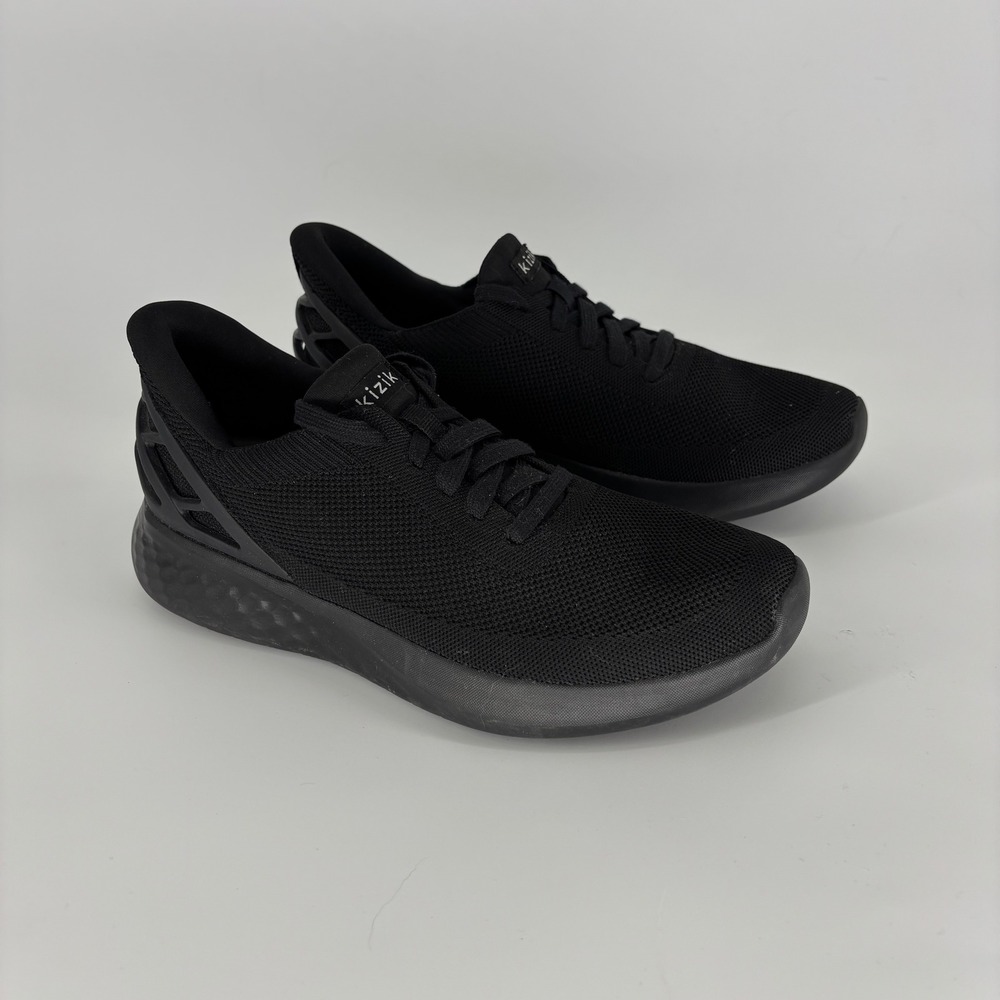 Kizik Athens Sneaker Blackout Women‎ Size 10 Hands-Free Slip On Athletic Comfort